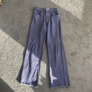 Purple wide leg Zara Jeans Size 4